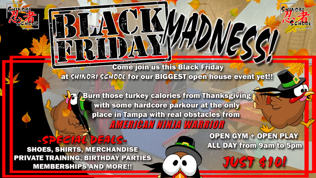 Come play all day, or take advantage of our crazy one day deals this Black Friday!